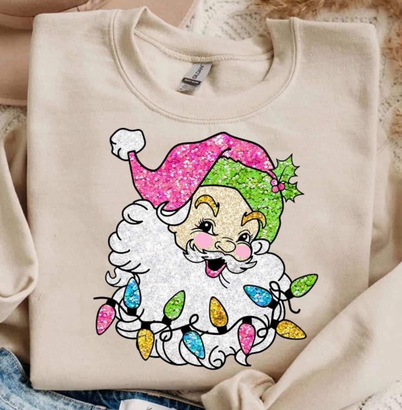 Glitter Santa