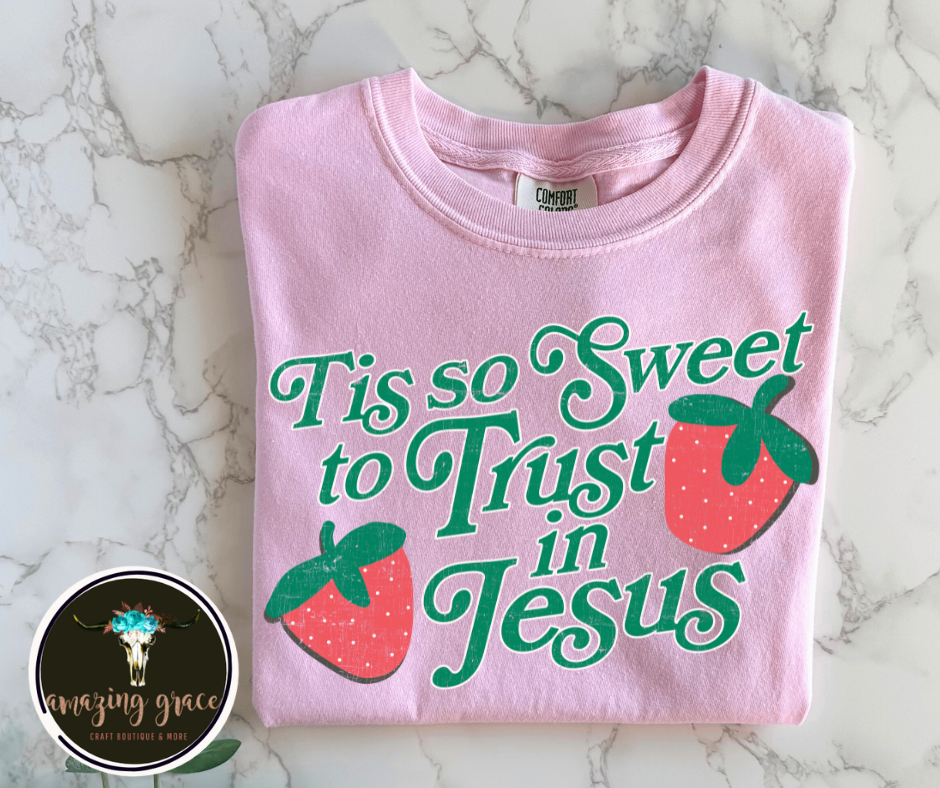 Tis so Sweet to trust Jesus.