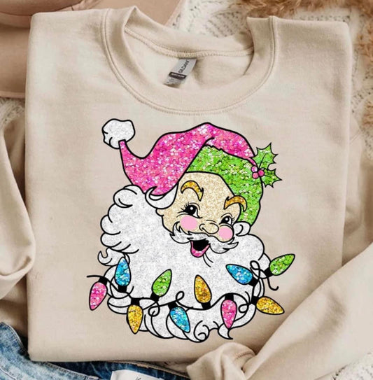 Glitter Santa