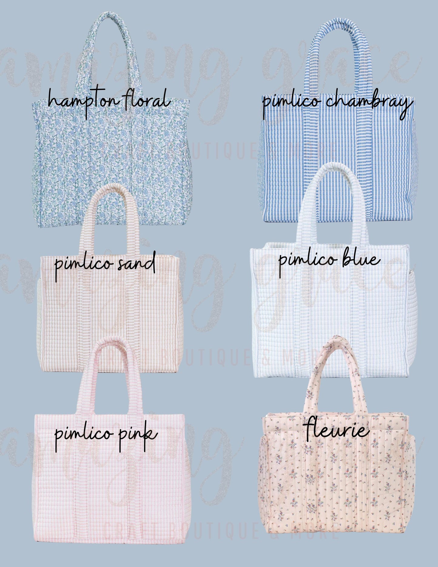 Quilted GO GO Tote