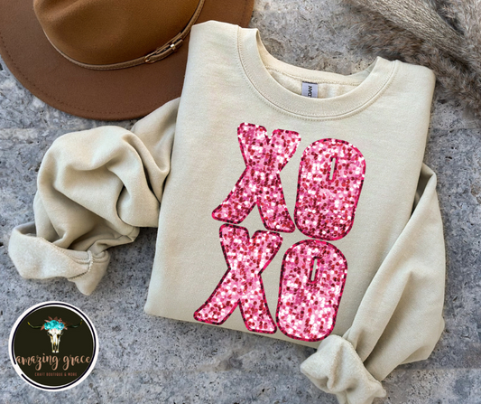 Pink XOXO Tan