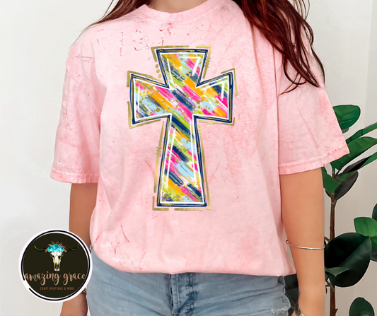 Colorful Cross Color blast