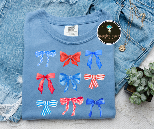 COQUETTE BOW 'Patriotic'